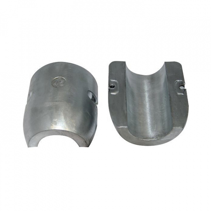 Axelanod Zink Med Metallinlägg Vid Bulthål