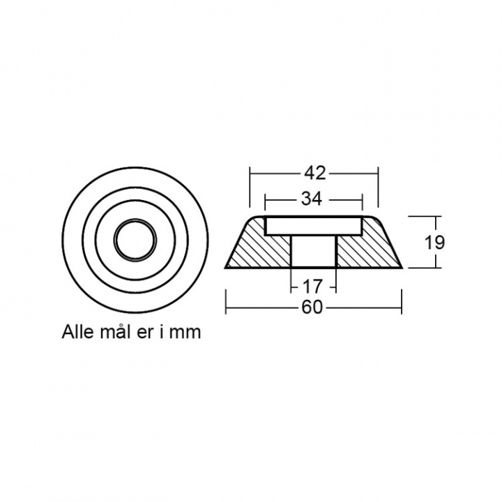 Zinkanod Lewmar Serie 250-300 (589550)