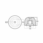 Zinkanod Sidepower/Sleipner (501180)