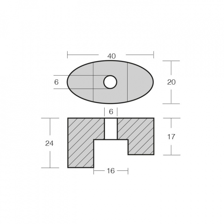 Zink Till Vetus Bogpropeller KW3