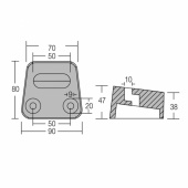 Zinkanod Volvo SX-drev (3854130) Zinkanod Volvo SX-drev (3854130)