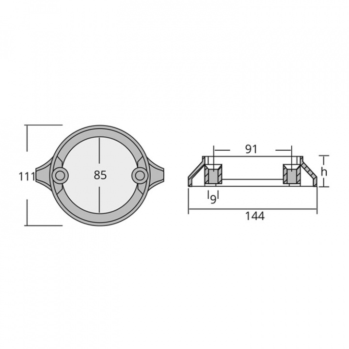 Zinkring För Volvo AQ280 & 290DUO (785821)