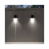 Brygg/Vägglampa Aluminium Med Solceller Brygg/Vägglampa Aluminium Med Solceller