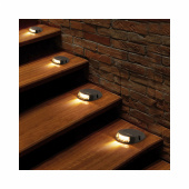 Brygg/Vägglampa Aluminium Med Solceller Brygg/Vägglampa Aluminium Med Solceller