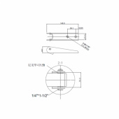 Badstege Teleskop För Montering på Båtplattform Badstege Teleskop För Montering på Båtplattform