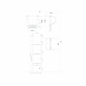 Bryggstege Teleskop 4 Steg 115 cm Bryggstege Teleskop 4 Steg 115 cm