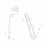 Targabåge 70° Vinkel Svart Targabåge 70° Vinkel Svart