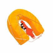 Hästskoboj Gul Med Nödljus & Rostfri Hållare Hästskoboj Gul Med Nödljus & Rostfri Hållare