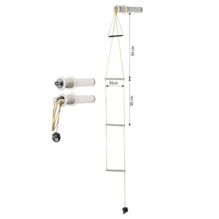 Säkerhetsstege Planmonterad