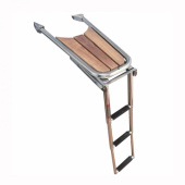 Peke Teak Med Stege 65x33 cm Ø25 mm Rör Peke Teak Med Stege 65x33 cm Ø25 mm Rör