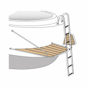 Badplattform 95/43x53 cm Ø25 mm Badplattform 95/43x53 cm Ø25 mm