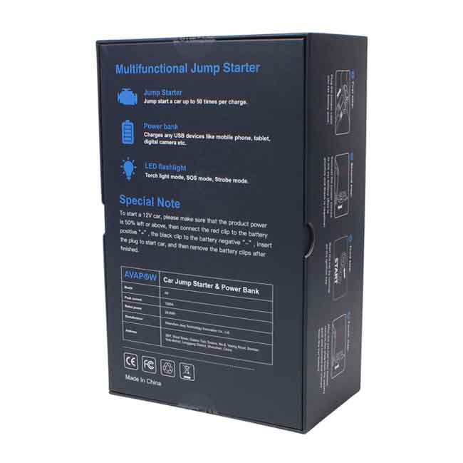 Avapow Jumpstarter A9 Peak 1500A 12V