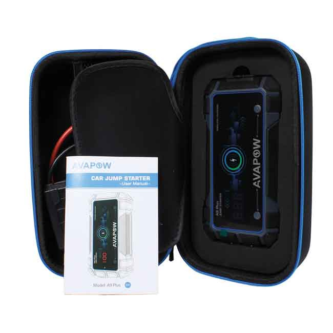 Avapow Jumpstarter A9 Plus Inklusive Väska 2000A 12V
