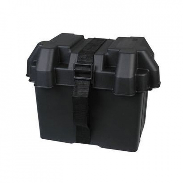 Batterilåda L34 cm x H26 cm x B22 cm 75Ah