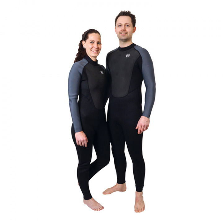Våtdräkt Dam Lång Modell 3/2 mm Svart/Grå