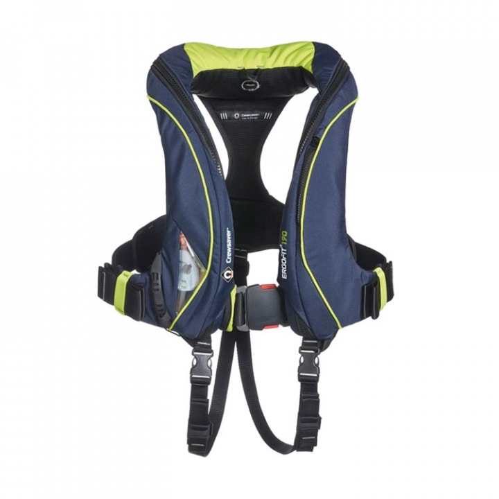 Ergofit+ 190N Navy/Grön Med Soft Loop D-Ring