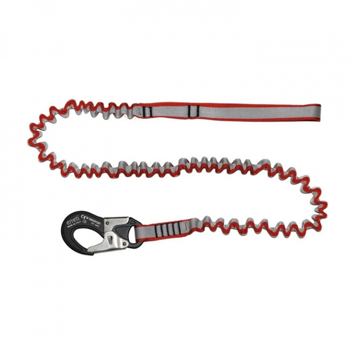 Livlina 2 m 25 mm Med Svart Säkerhetskrok 15KN