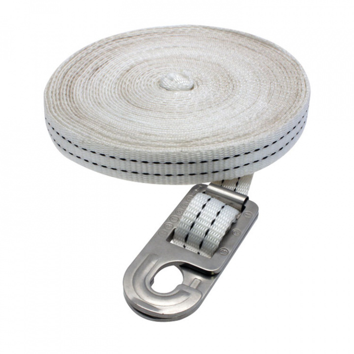 Justerbart Däcksband 12 m Med Rostfri Bandkrok Rupture 2000 