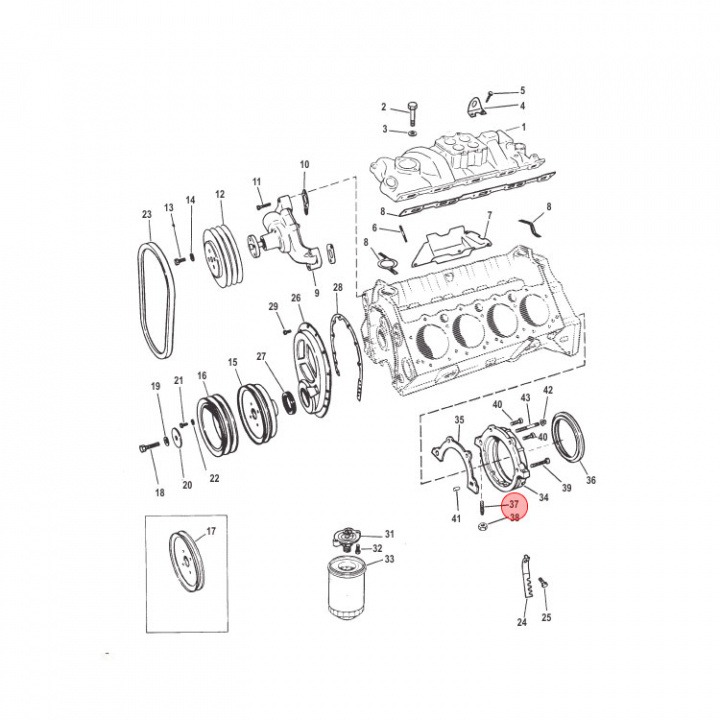 Pinnbult Mercruiser (11989)