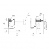 W12 Torkarmotor 90 mm - 24v W12 Torkarmotor 90 mm - 24v