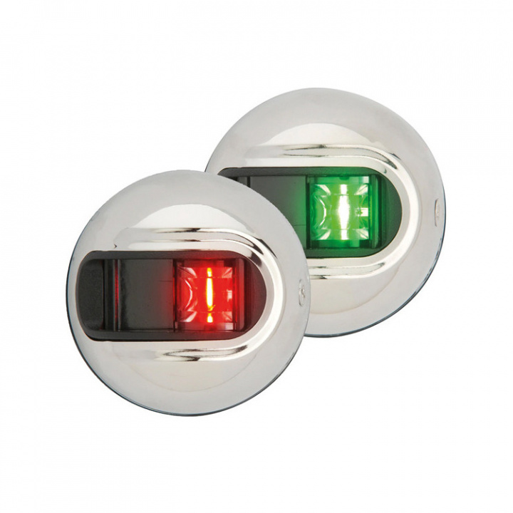 LED-Lanternor Sidomonterade Styrbord/Babord Set