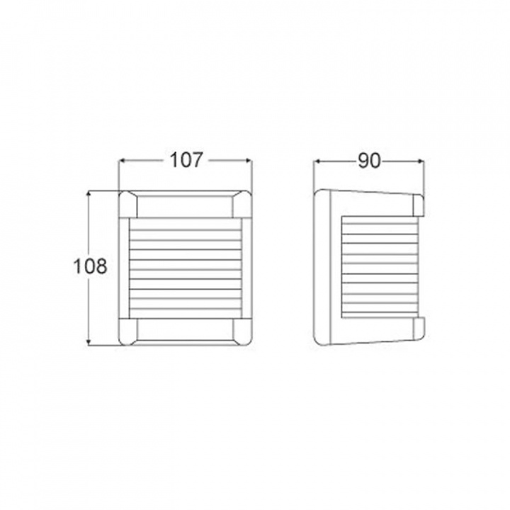 Babordslanterna 12V/30CD
