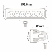 Däcksbelysning LED 10-30V DC 754lm Däcksbelysning LED 10-30V DC 754lm