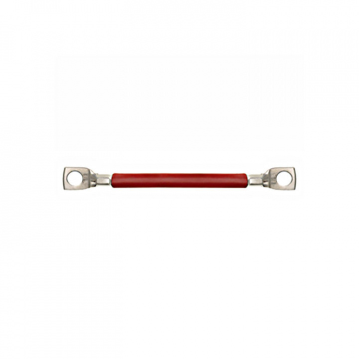 Förtennad Batterikabel Med Kabelsko Röd