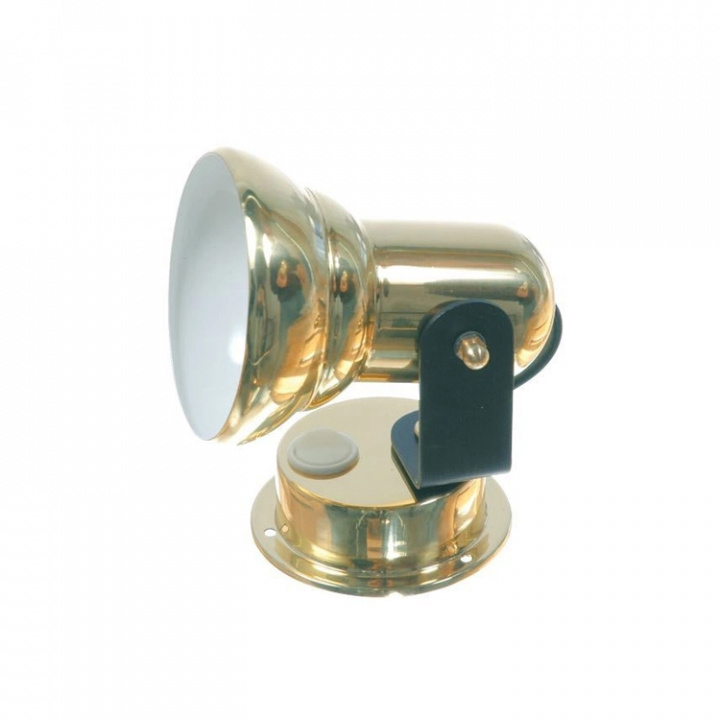 Kojlampa Lackerad Mässing Med Brytare 12V 10W