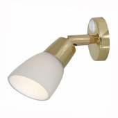 Kojlampa Mässing Med Opalskärm 3W LED Kojlampa Mässing Med Opalskärm 3W LED