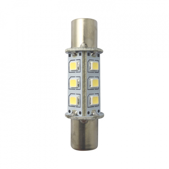LED-Lanternlampa BS43 10-36Vdc Ø13x42 mm 2-pack