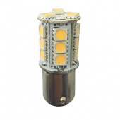 LED-lampa BA15D Ø23x46,5mm 10-36Vdc, 2 st