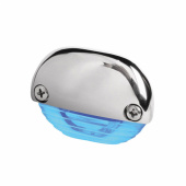 Easy Fit LED-Lampa Kromad 12/24V Blått Ljus Easy Fit LED-Lampa Kromad 12/24V Blått Ljus