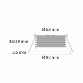 Malou Rostfri LED Spot 10-32V Malou Rostfri LED Spot 10-32V