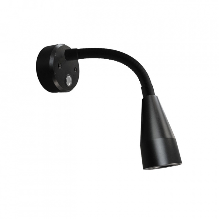 Mary Flex Mini Vägglampa Aluminium Svart 10-30V