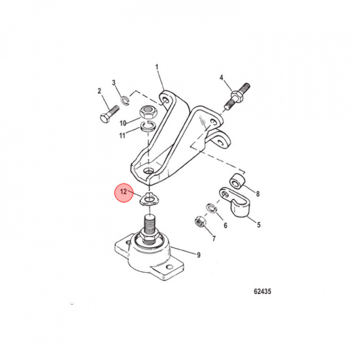 Låsbleck Mercruiser (12657)