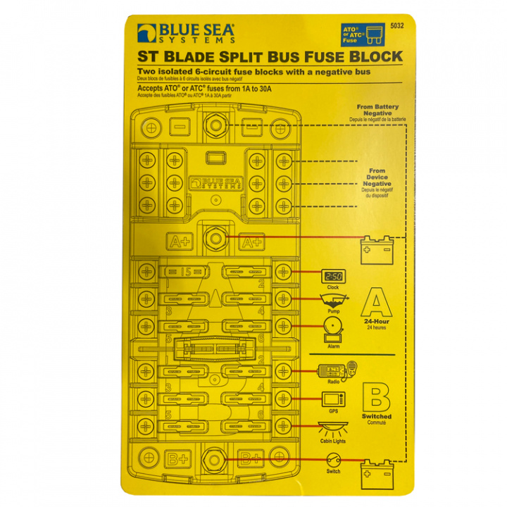 Säkringshållare 2X6 Säkringar
