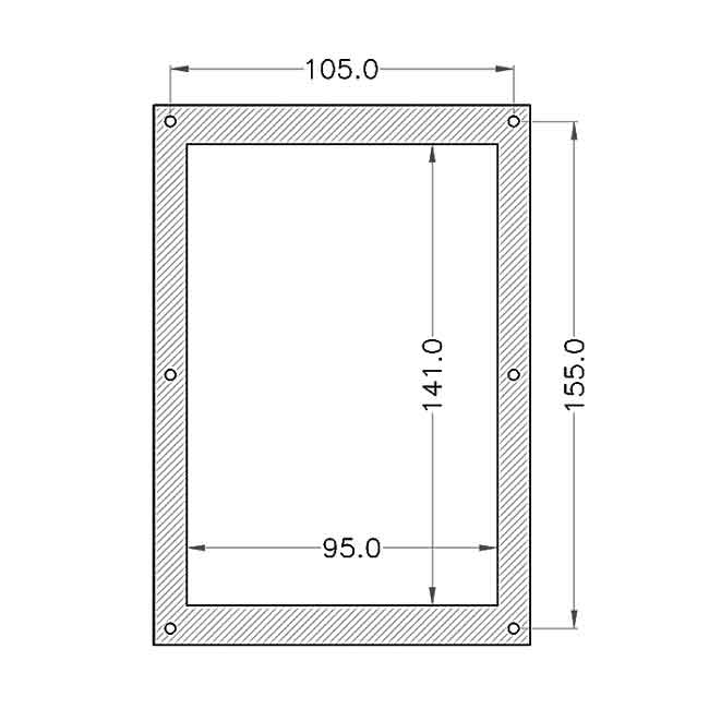 Strömpanel Med Cigarettkontakt, Batterimätare Och 3 Kontakter 12V