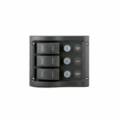 Elpanel Med Automatsäkring & 3 Kontakter 12V Elpanel Med Automatsäkring & 3 Kontakter 12V