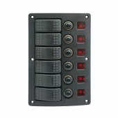 Elpanel Med Automatsäkringar 6 Kontakter Elpanel Med Automatsäkringar 6 Kontakter