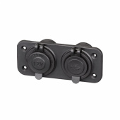 Panel Med Dubbelkontakt Till USB 12V Panel Med Dubbelkontakt Till USB 12V