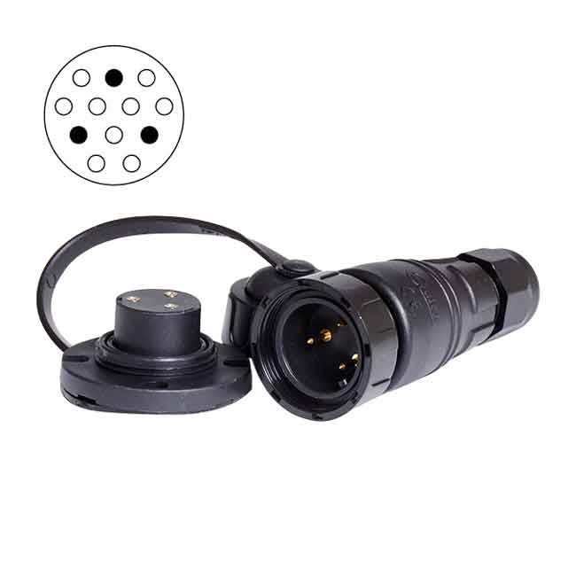 Däckkontakt 12Amp IP67