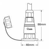 Däckkontakt 12Amp IP67 Däckkontakt 12Amp IP67