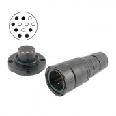 Däckskontakt 7-polig Max 12 amp Däckskontakt 7-polig Max 12 amp