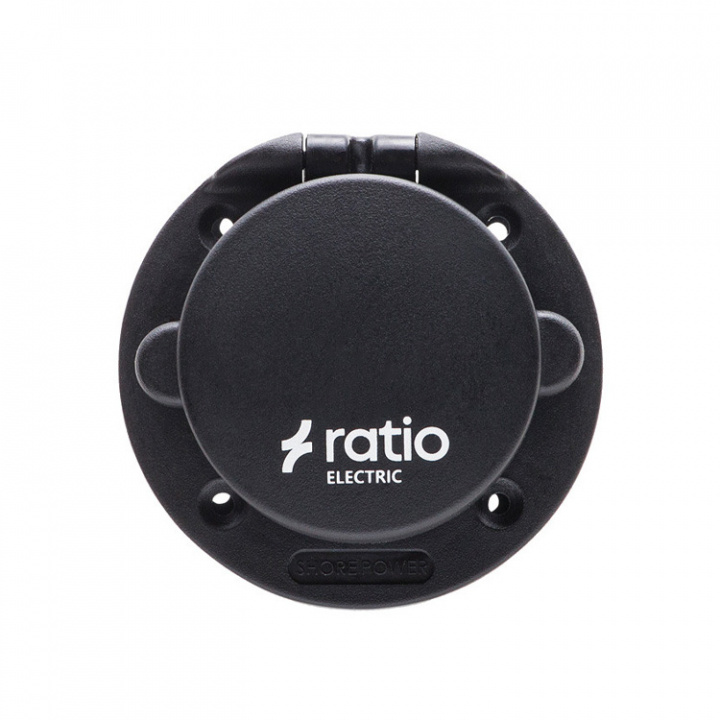 Landströmskontakt Med Vattentätt Easylock-Lock