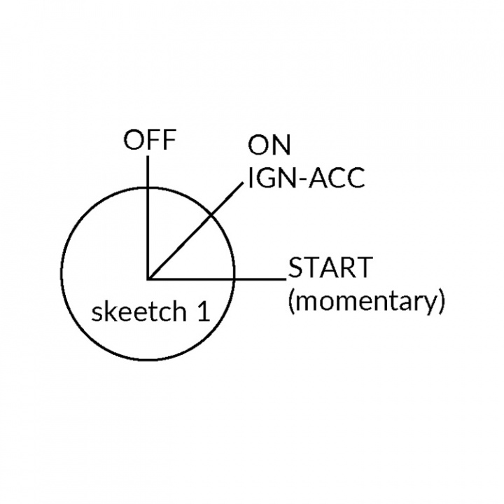 Tändningslås 3-Läges