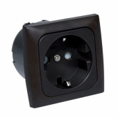 Strömuttag För Inbyggnad 220V Brun Strömuttag För Inbyggnad 220V Brun