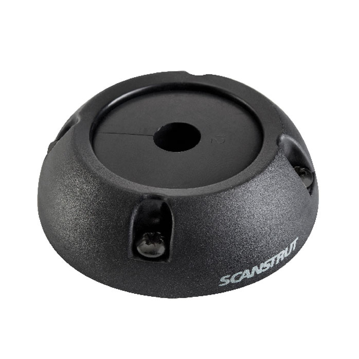 Kabelgenomföring vertikal IP68 Svart