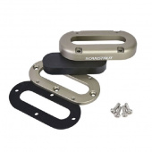 Kabelgenomföring 4 x <15mm Kabel Aluminium IP68 Kabelgenomföring 4 x <15mm Kabel Aluminium IP68