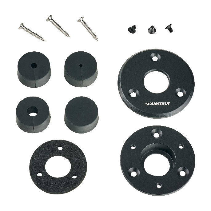 Kabelgenomföring Låg Profil IP68 AISI 316 Svart